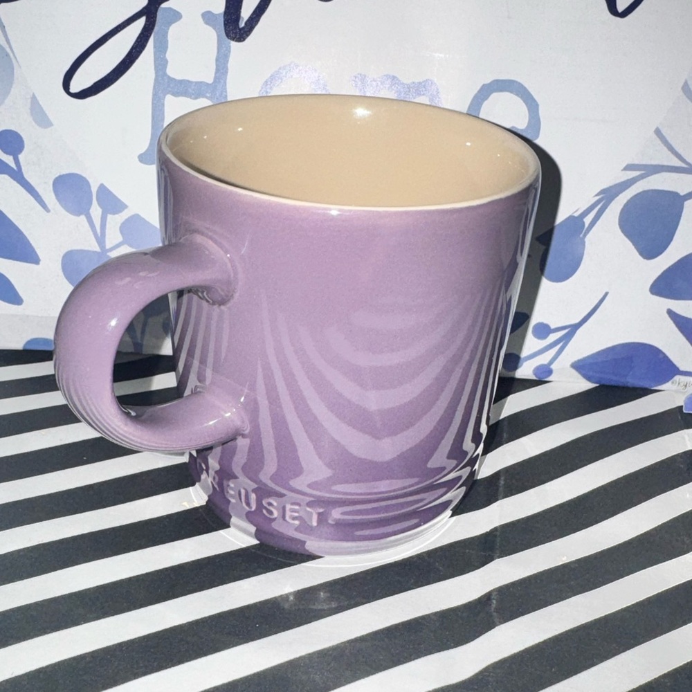 NWT NEW Le Creuset Stoneware 350ml 12oz Coffee Cappuccino Mug Ultra Violet